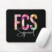 Fcs Squad Tie Dye Back To School Women Appreciatio Mousepad (Mit Mouse)