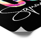 Fcs Squad Tie Dye Back To School Women Appreciatio Poster (Ecke)