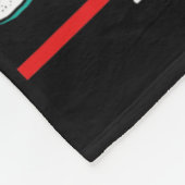 Fcs Teacher Skeleton Halloween Familie und Verbrau Fleecedecke (Ecke)