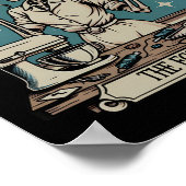 Fcs Teacher Skeleton Halloween Familie und Verbrau Poster (Ecke)