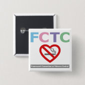 FCTC_badge no smoking Button (Vorne & Hinten)