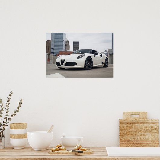 FCTC Wasserzeichen-freies Poster - Alfa Romeo 4C (Küche)