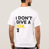 FCUK periodische Tabelle u. ICH GEBEN NICHT ein T-Shirt (Rückseite)