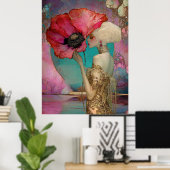 *~* FD2 18 Nouveau Fantasy Ethereal Dreamlike Post Poster (Heimbüro)