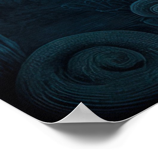 *~* FD2 23  Water Goddess Fantasy Sea Mermaid  Poster (Ecke)