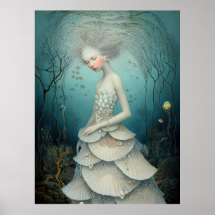 *~* FD2 3 Wassergöttin Fantasy Meer Nixe Poster