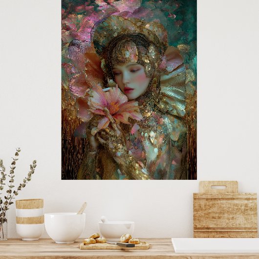 - FD2 Dreamy Enchanting Fantasy Muse Iridescent 33 Poster (Küche)