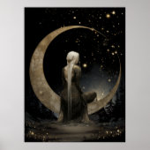 FD2 Enchanted 1 Crescent Moon Goddess Poster (Vorne)