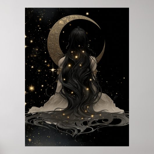 FD2 Enchanted 21 Crescent Moon Goddess Poster (Vorne)