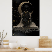 FD2 Enchanted 21 Crescent Moon Goddess Poster (Küche)