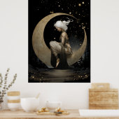 FD2 Enchanted 6 Crescent Moon Goddess Poster (Küche)