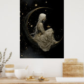 FD2 Enchanted 7 Crescent Moon Goddess Poster (Küche)