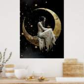 FD2 Enchanted 9 Crescent Moon Goddess Poster (Küche)