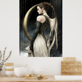 FD2 Enchanted Crescent Moon Goddess 13 Poster (Küche)