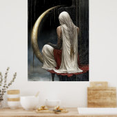 FD2 Enchanted Crescent Moon Goddess 16 Poster (Küche)