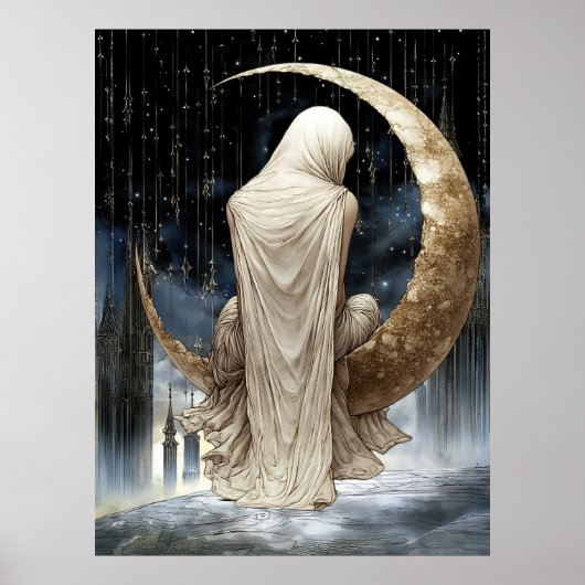 FD2 Enchanted Crescent Moon Goddess 17 Poster (Vorne)