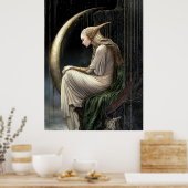 FD2 Enchanted Crescent Moon Goddess 21 Poster (Küche)