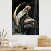 FD2 Enchanted Crescent Moon Goddess 22 Poster (Küche)
