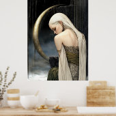 FD2 Enchanted Crescent Moon Goddess 23 Poster (Küche)