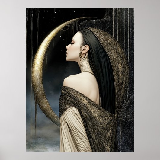 FD2 Enchanted Crescent Moon Goddess 26 Poster (Vorne)