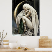 FD2 Enchanted Crescent Moon Goddess 29 Poster (Küche)