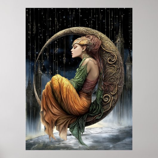 FD2 Enchanted Crescent Moon Goddess 31 Poster (Vorne)