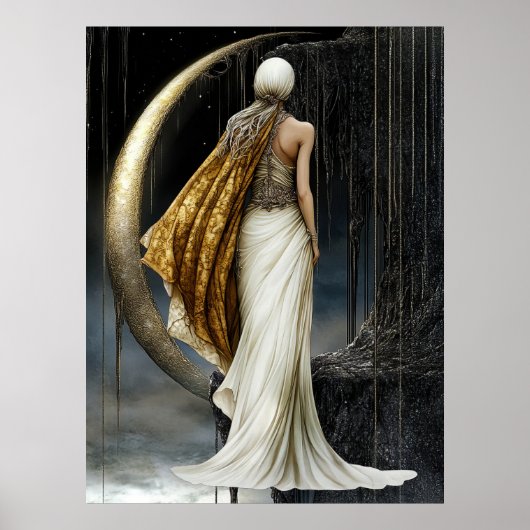 FD2 Enchanted Crescent Moon Goddess 33 Poster (Vorne)