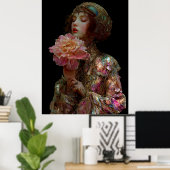 - FD2 Enchanting Fantasy Dreamy Muse 3 Iridescent Poster (Heimbüro)