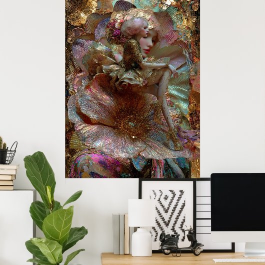 - FD2 Enchanting Fantasy Dreamy Muse Iridescent 14 Poster (Heimbüro)