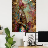 - FD2 Enchanting Fantasy Dreamy Muse Iridescent 2 Poster (Heimbüro)