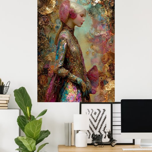 - FD2 Enchanting Fantasy Dreamy Muse Iridescent 2 Poster (Heimbüro)