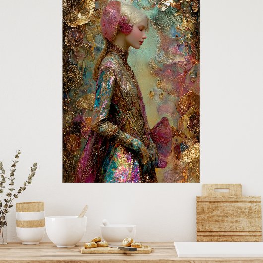- FD2 Enchanting Fantasy Dreamy Muse Iridescent 2 Poster (Küche)