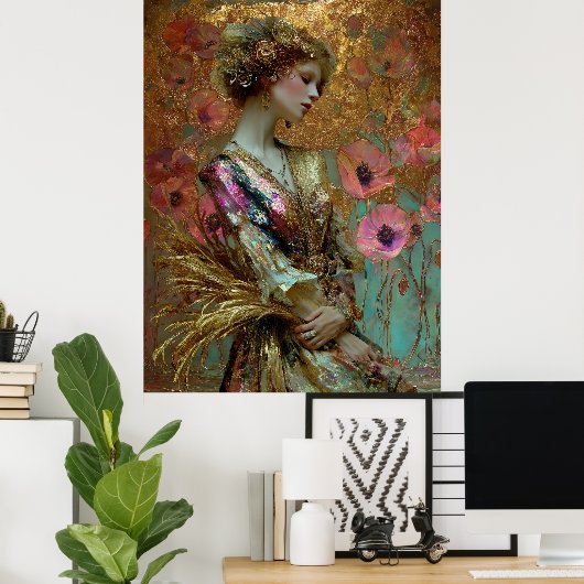 - FD2 Enchanting Fantasy Dreamy Muse Iridescent 3 Poster (Heimbüro)
