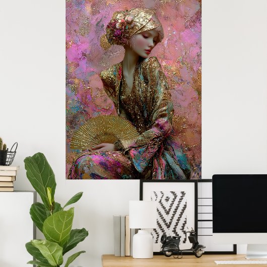 - FD2 Enchanting Fantasy Dreamy Muse Iridescent 5 Poster (Heimbüro)