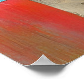 *~* FD2 Floral Fall Girl Herbst Hat Retro 23 Poster (Ecke)