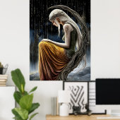 - FD2 Mystical Moon Keeper Celestial Goddess 9 Poster (Heimbüro)