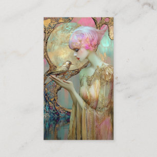 *~* *~* FD2 Nouveau Fantasy Ätherischer Traumhafte Visitenkarte
