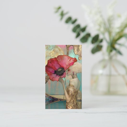 *~* *~* FD2 Nouveau Fantasy Ethereal Dreamlike 18 Visitenkarte (Stehend Vorderseite)