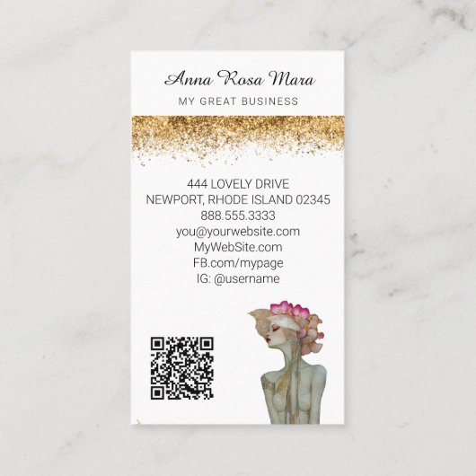 *~* *~* FD2 Nouveau Fantasy Ethereal Dreamlike 2 Visitenkarte (Rückseite)