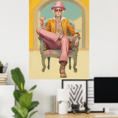 *~* FD2 Stilvolle Eclectic Boho MAN Cocktail 26 Poster (Heimbüro)