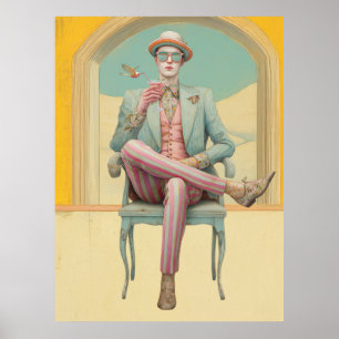 *~* FD2 Stilvoller Young Boho MAN Cocktail 27 Poster