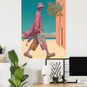 *~* FD2 Stilvoller Young Boho MAN Cocktail 29 Poster (Heimbüro)