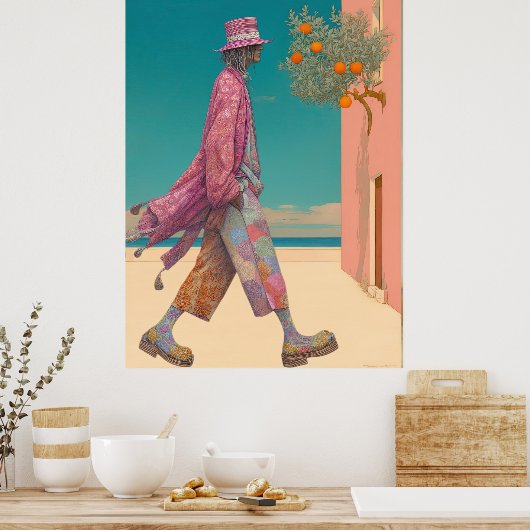 *~* FD2 Stilvoller Young Boho MAN Cocktail 29 Poster (Küche)