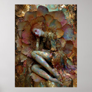 - FD2 Traumhaft Verzaubernde Fantasy-Muse Irisiere Poster