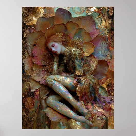 - FD2 Traumhaft Verzaubernde Fantasy-Muse Irisiere Poster (Vorne)