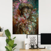 - FD2 Traumhaft Verzaubernde Fantasy-Muse Irisiere Poster (Heimbüro)