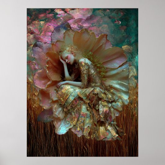 - FD2 Traumhaft Verzaubernde Fantasy-Muse Schiller Poster (Vorne)