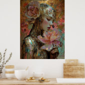 - FD2 Verzaubernde Fantasy Traumhafte Muse Irisier Poster (Küche)