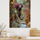 - FD2 Verzaubernde Fantasy Traumhafte Muse Irisier Poster (Küche)