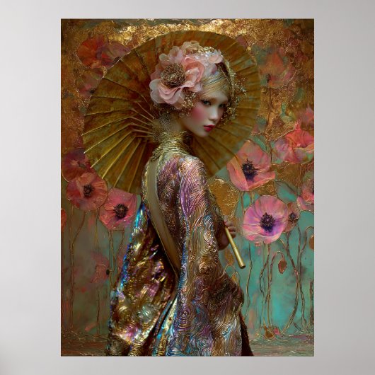 - FD2 Verzaubernde Fantasy Traumhafte Muse Irisier Poster (Vorne)